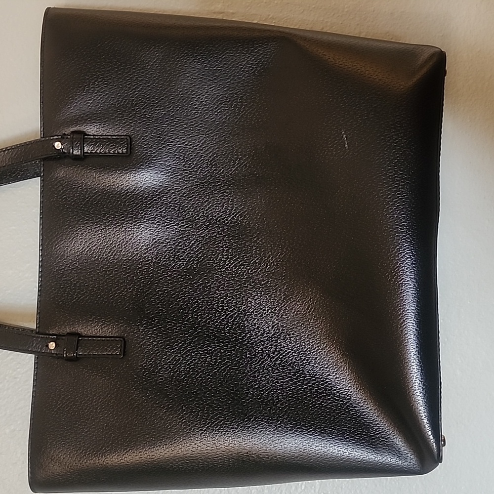 Kate Spade Grand Street Sadie Black Large Leather Tote 13" L X 13" W - Picture 12 of 13